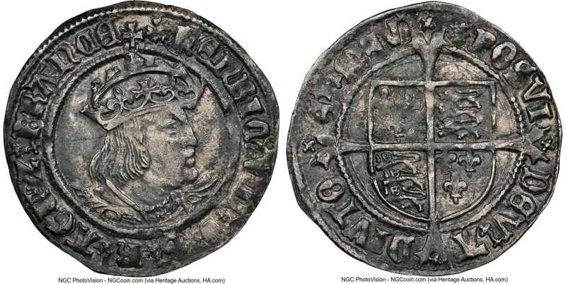 Henry VIII (1509-1547) Groat (4 Pence) ND (1526-1544) AU Details (Environmental ...