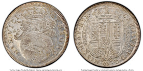 Naples & Sicily. Carlos II of Spain Tari 1684 AG-A MS63 PCGS, Naples mint, KM104, MIR-298. HID09801242017 © 2023 Heritage Auctions | All Rights Reserv...