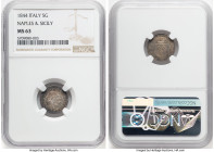 Naples & Sicily. Ferdinand II 3-Piece Lot of Certified Assorted Issues, 1) 5 Grana 1844 - MS63 NGC, KM326 2) 2 Tornesi 1858 - MS62 Brown PCGS, KM 374 ...