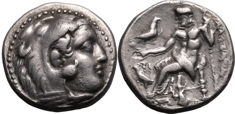 ANCIENT GREECE. KINGDOM OF MACEDON. Philip III 'Arrhidaios'. 
Silver drachm, ci...