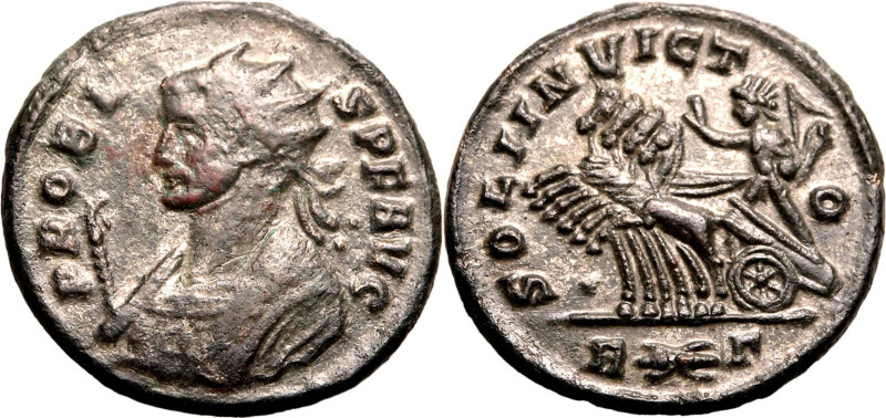 ROMAN EMPIRE. Probus. 
Billon antoninianus, AD 281. Rome. 
Obv: PROBVS P F AVG...