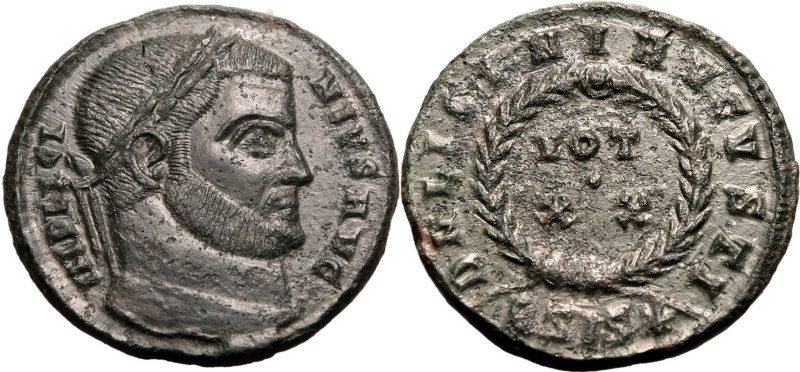 ROMAN EMPIRE. Licinius I. 
Billon nummus, AD 320-321. Siscia. 
Obv: IMP LICINI...