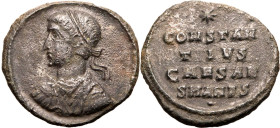 ROMAN EMPIRE. Constantius II (Caesar). 
Billon nummus, AD 324-325. Antioch. 
Obv: laureate, draped and cuirassed bust left. Rev: CONSTANTIVS CAESAR ...