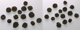 ROMAN EMPIRE. Various Emperors. 
Bronze 15 x small ae denominations, 5th century AD. 
Lot of 15 x minor AE denominations.
About Very Fine-Good Very...