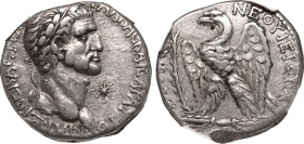 ROMAN PROVINCIAL. SELEUCIS AND PIERIA, ANTIOCH. Galba. 
Silver tetradrachm, dated 'New Holy Year' 1 = AD 68. 
Obv: &Gamma;A&Lambda;BAC AYTOKPAT&Omeg...