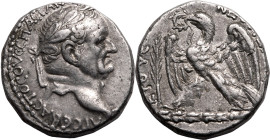 ROMAN PROVINCIAL. SELEUCIS AND PIERIA, ANTIOCH. Vespasian. 
Silver tetradrachm, NHY 2 = AD 69/70. 
Obv: AYTOKPAT&Omega;P KAICAP CEBACTOC OYEC&Pi;ACI...