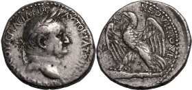 ROMAN PROVINCIAL. SELEUCIS AND PIERIA, ANTIOCH. Vespasian. 
Silver tetradrachm, NHY 2 = AD 69/70. 
Obv: AYTOKPAT&Omega;P KAICAP CEBACTOC OYEC&Pi;ACI...