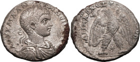 ROMAN PROVINCIAL. SELEUCIS AND PIERIA, ANTIOCH. Elagabalus. 
Billon tetradrachm, AD 219. 
Obv: &Alpha;V&Tau; &Kappa; &Mu; &Alpha; &Alpha;&Nu;&Tau;Ѡ&...