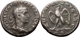 ROMAN PROVINCIAL. SELEUCIS AND PIERIA, ANTIOCH. Trebonianus Gallus. 
Billon tetradrachm, AD 251. 
Obv: AYTOK K &Gamma; OYIB TPЄB &Gamma;A&Lambda;&La...