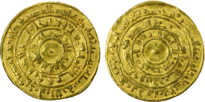 FATIMID: al-Mu'izz, 953-975, AV dinar (4.20g), Misr, AH360, A-697, Nicol-358, da...