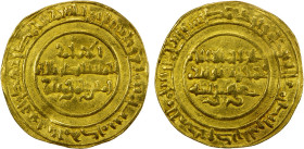 FATIMID: al-Mustansir, 1036-1094, AV dinar (3.94g), al-Mahdiya, AH439, A-719.1, Nicol-2221 (type S1), some central weakness, especially on the reverse...