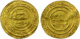 FATIMID: al-Mustansir, 1036-1094, AV dinar (4.09g), Sabra, AH440, A-719.1, Nicol-1750 (type S1), decent strike for this mint; bold mint & date, VF, R....