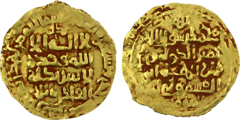 GHAZNAVID: Mahmud, 999-1030, AV fractional dinar (1.16g), Herat, AH391, A-1607F,...