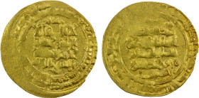GREAT SELJUQ: Malikshah I, 1072-1092, AV dinar (3.09g), AH472, A-1674, Zeno-262448 (this piece), fine gold, undeciphered mint, somewhere in the wester...