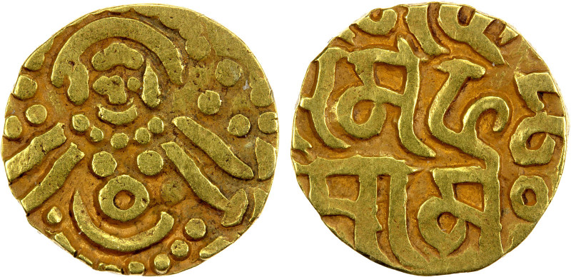 GHORID: Mu'izz al-Din Muhammad, 1171-1206, AV stater (4.16g), A-1764.2, Lakshmi ...
