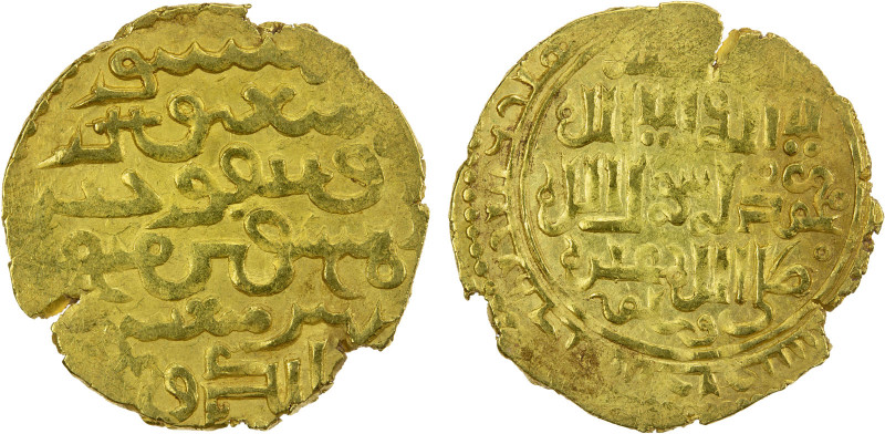 ILKHAN: Baydu, 1295, AV dinar (4.16g), Tabriz, AH(694), A-2164, ruler's name in ...