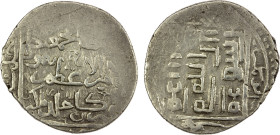 TIMURID: Timur, 1370-1405, AR tanka (6.20g), Halab, DM, A-2386D, same style as the Timurid tankas struck in Dimashq in AH803; this is first known Timu...