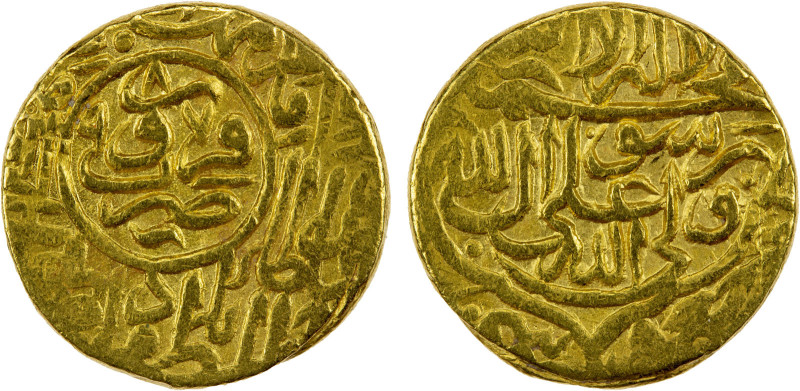 SAFAVID: Muhammad Khudabandah, 1578-1588, AV mithqal (4.60g), Qazwin, AH987, A-2...