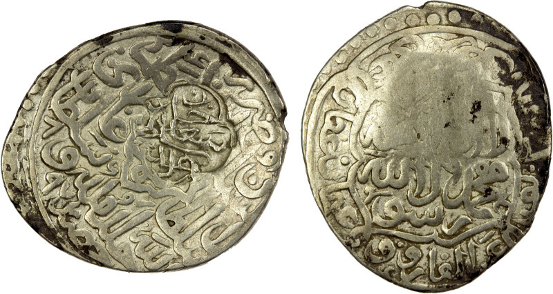 KHANATE OF YARKAND: Sultan Sa'id Khan, 1514-1533, AR tanka (4.76g), NM, ND, A-T3...