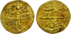 MANGHIT OF BUKHARA: 'Abd al-Ahad, 1886-1910, AV tilla (4.58g), Bukhara, AH1306//1307, A-3041, nice strike, EF.

Estimate: USD 300 - 400
