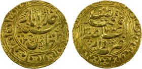 KHOQAND: Khudayar Khan, 1844-1858/1st reign, AV tilla, Khoqand Latif, AH1272//1272, A-3060, Cr-100, inscribed with the Khan's proper name and titles, ...