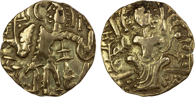 KIDARITE: Kidara, 4th/5th century, AV dinar (7.80g), Mitch-, Burns-1593 ff, king...