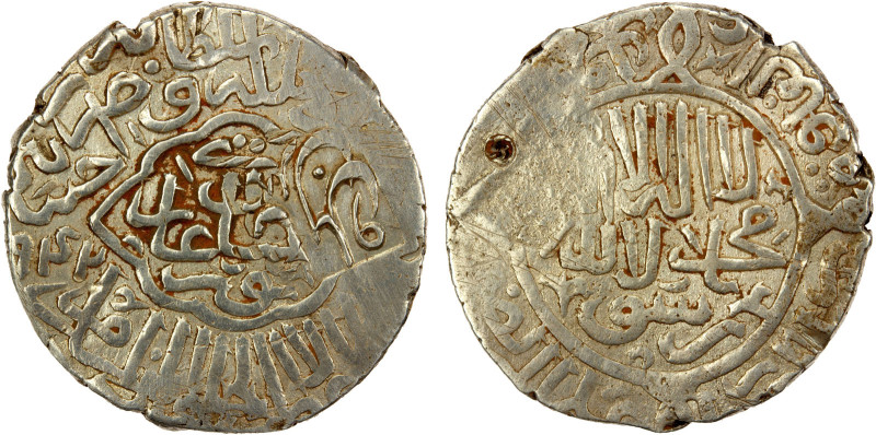 MUGHAL: Humayun, 1530-1556, AR shahrukhi (4.53g), Champanir, AH942, A-B2464, Zen...