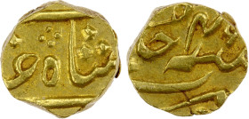 BOMBAY PRESIDENCY: AV rupee (1/15 mohur) (0.90g), Surat, year 46 (clear), Stv-6.159, Prid-254. KM-213, EF. The gold rupee, at a standard of 0.77g (ind...