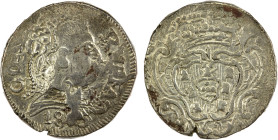 PORTUGUESE INDIA: GOA: João, regency, 1799-1816, AR rupia (10.99g), 1805, KM-205, large obverse die break just above date, EF.

Estimate: USD 150 - ...