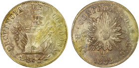 ARGENTINA: Córdoba Province, AR 8 reales, 1852, KM-32, weak strike in the center as usual, EF, ex Almer H. Orr III Collection.

Estimate: USD 150 - ...