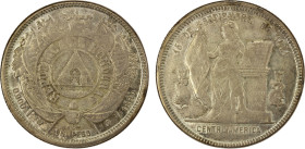 HONDURAS: Republic, AR peso, 1889, KM-52, weak strike as is usual for the type, EF-AU, ex Almer H. Orr III Collection.

Estimate: USD 150 - 250