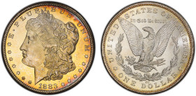UNITED STATES: AR dollar, 1883-CC, KM-110, Morgan type, a wonderful lustrous example! PCGS graded MS64.

Estimate: USD 400 - 500