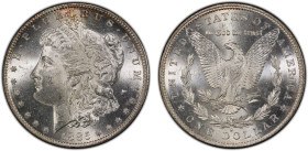 UNITED STATES: AR dollar, 1885-S, KM-110, Morgan type, an attractive mint state example, PCGS graded MS62.

Estimate: USD 200 - 300