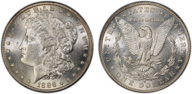 UNITED STATES: AR dollar, 1886-S, KM-110, Morgan type, an attractive mint state example, PCGS graded MS61.

Estimate: USD 250 - 350