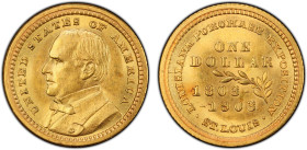 UNITED STATES: AV dollar, 1903, KM-120, 100th Anniversary of the Louisiana Purchase, bust of President McKinley left, a lovely mint state example! PCG...