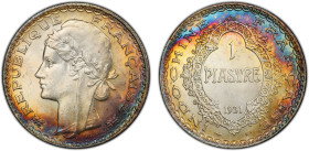 FRENCH INDOCHINA: AR piastre, 1931, KM-19, Lec-312, a lovely toned lustrous example! PCGS graded MS63, ex Howard A. Daniel III Collection.

Estimate...