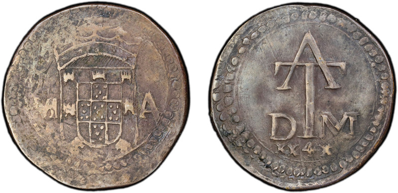 PORTUGUESE MALACCA: Filipe III, 1621-1640, AR 4 tanga, Gomes-F3.26.01, SS-Sim F3...