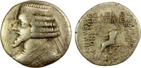 PARTHIAN KINGDOM: Tiridates, ca. 29-27 BC, AR tetradrachm (13.46g), Seleukeia on the Tigris, SE285 (= May 27 BC), Shore-308, diademed bust left // Tir...