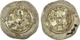 SASANIAN ARMENIA: AR drachm (3.89g), NM, year "6", cf. Zeno-17577, in the name of Hormizd IV, early style, probably struck during the first quarter of...