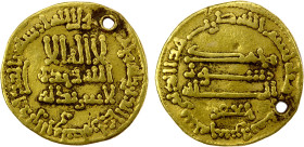 ABBASID: al-Rashid, 786-809, AV dinar (4.17g), NM (Egypt), AH185, A-218.11, citing Ja'far below the reverse field; pierced, F-VF.

Estimate: USD 275...
