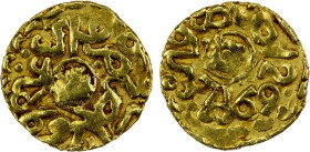 ALAWI SHARIF: 'Abd al-Rahman, 1822-1859, AV bunduqi (3.37g), Fès, AH1269//1269, A-633, lightly polished, VF.

Estimate: USD 240 - 300
