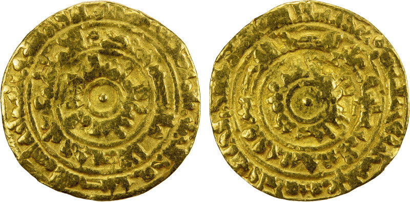 FATIMID: al-Mu'izz, 953-975, AV dinar (3.89g), al-Mansuriya, AH358, A-697.1, Nic...