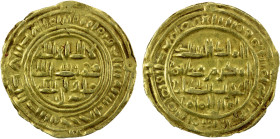 SULAYHID: Queen 'Arwa bint Ahmad, 1091-1137, AV ½ dinar (1.24g), Dhu Jibla, AH487, A-1078.1, lovely example with full bold date, strong VF.

Estimat...
