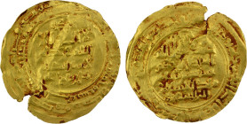 GREAT SELJUQ: Alp Arslan, 1058-1063, AV dinar (2.03g), al-Rayy, AH455, A-1670, fine gold, crude strike, VF.

Estimate: USD 140 - 180