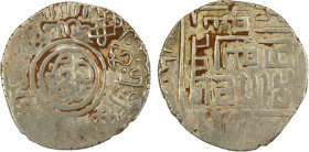 TIMURID: Pir Muhammad b. Jahangir, 1405-1406, AR tanka (6.07g), Balkh, AH807, A-2393, bold mint & date, spiraled kalima reverse; about 10% flat, VF, R...