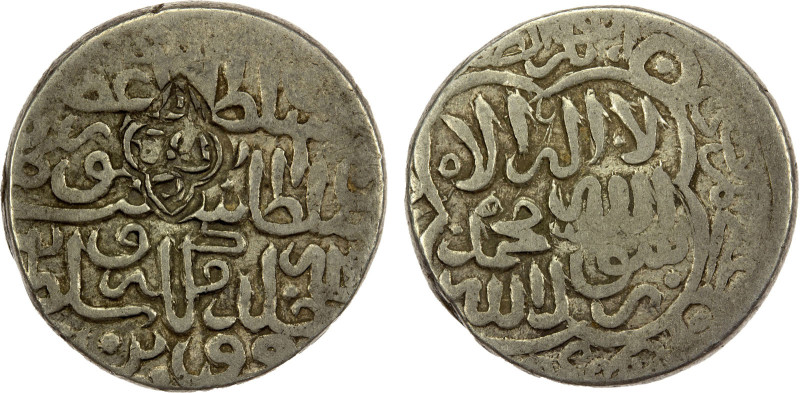 TIMURID: Abu Sa'id, 1451-1469, AR tanka (5.08g), Qazwin, ND, A-2416.2, Qazwin wa...