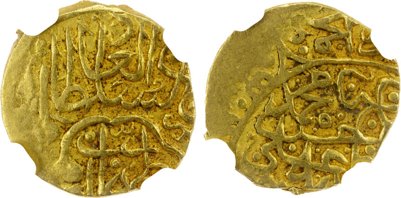 SAFAVID: Tahmasp I, 1524-1576, AV ½ mithqal (2.30g), NM, ND, A-2591, style of th...