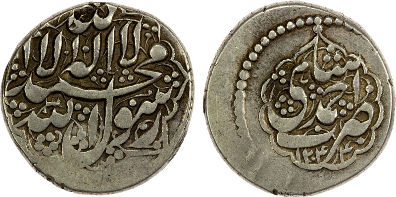 DURRANI: temp. Purdil Khan, 2nd reign, 1826-1830, AR rupee (9.12g), Ahmadshahi, ...