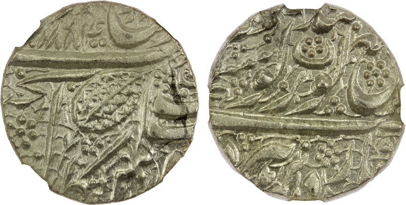 SIKH EMPIRE: AR rupee, Amritsar, VS1884, KM-20.1, Herrli-01.07.04, lovely mint s...