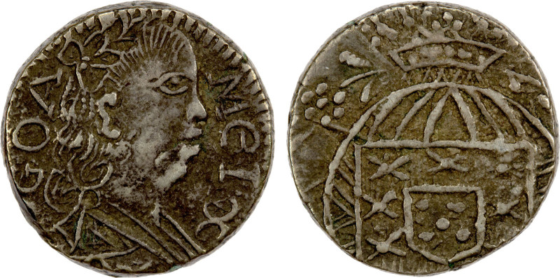 PORTUGUESE INDIA: GOA: João VI, as king, 1816-1826, AR ½ xerafim (2.70g), Goa (1...